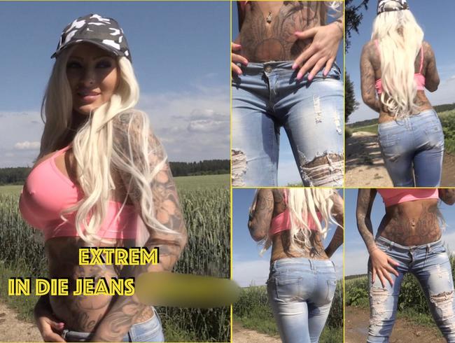 MilaElaine Porno Video: Extrem in die Jeans gepisst!!